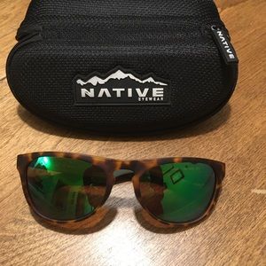 NWOT Native Eyewear Sanitas Polarized Sunglasses